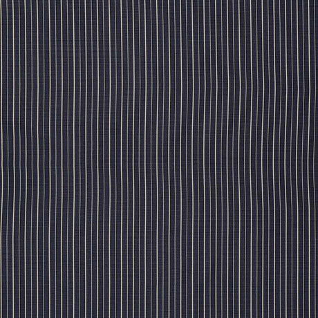 Schumacher Ostia Stripe Navy and Ivory 70890 Riviera Collection Upholstery Fabric