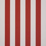 Dickson Paris Rouge Red / Natural 8557 North American Collection Awning / Shade Fabric