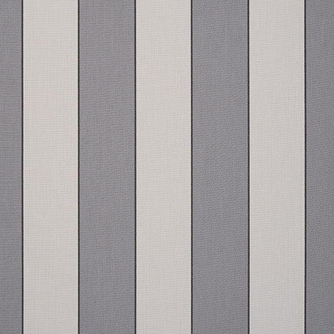 Dickson Sienne Dark Gray / Light Gray Wide Stripe 8931 North American Collection Awning / Shade Fabric