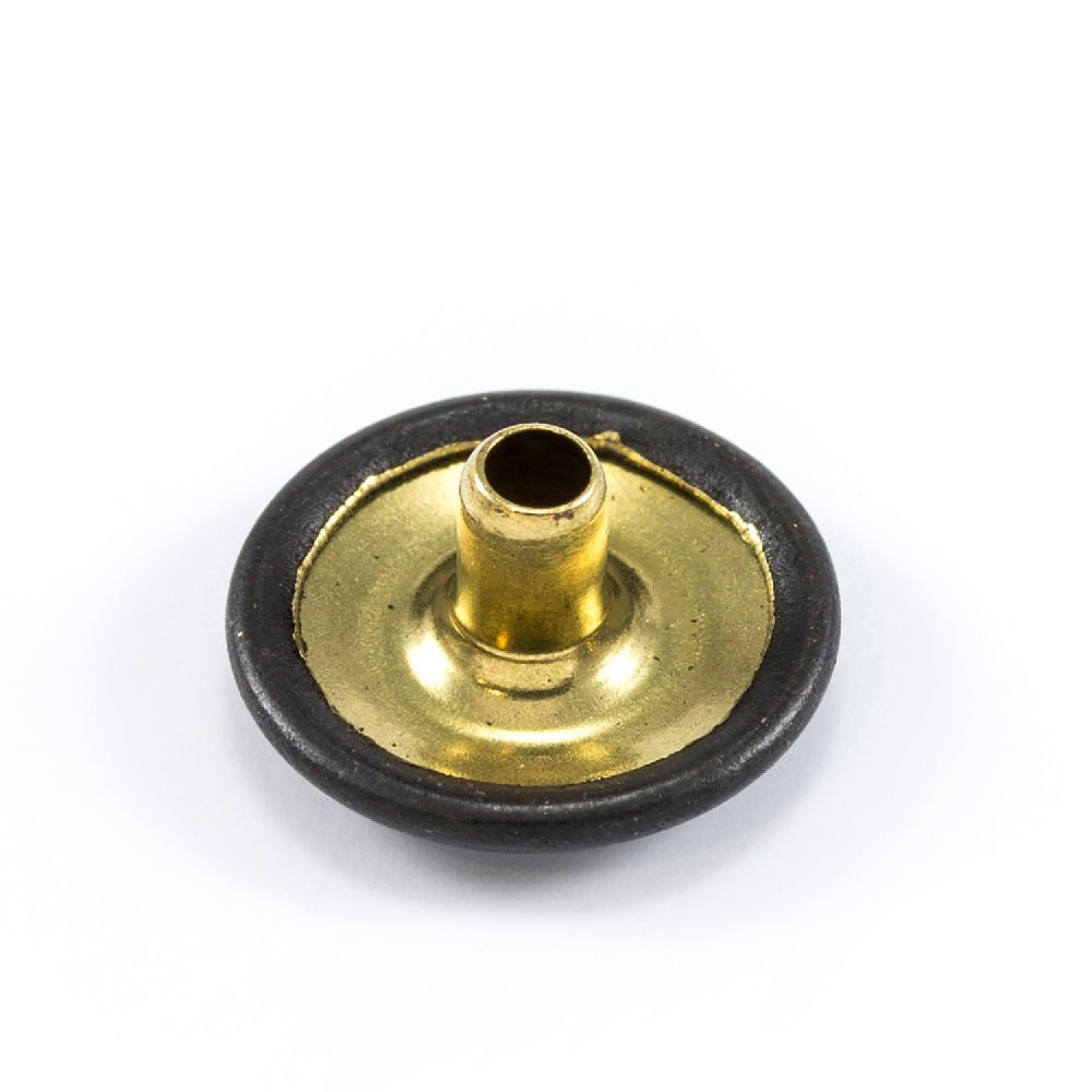 DOT Baby Durable Cap 94-XB-12105--1B Government Black Brass 1/8 inch 100 pack