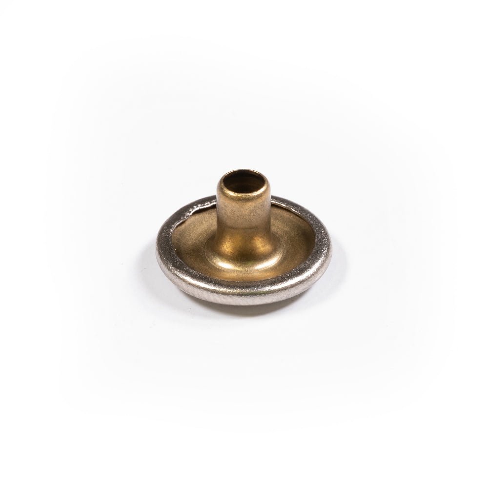 DOT Durable Cap 93-X2-10129-1A Short Barrel Nickel-Plated Brass 3/16 inch 100 pack