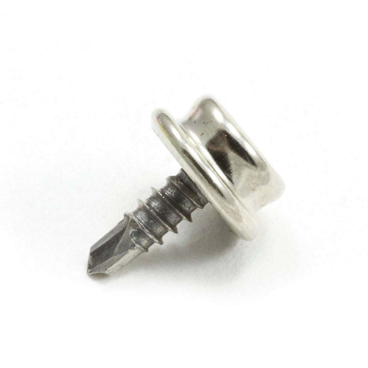 DOT Durable Screw Stud 93-X8-103015-2A Nickel-Plated Brass / Stainless Steel Teks Screw 7/16 Inch 1000 pack