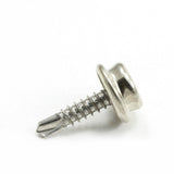 DOT Durable Screw Stud 93-X8-103017-2A Nickel-Plated Brass / Stainless Steel Teks Screw 5/8 Inch 1000 pack
