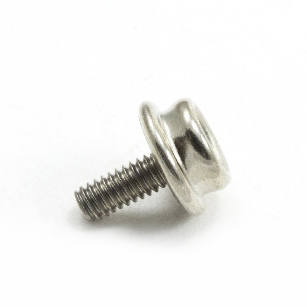 DOT Durable Screw Stud 93-X8-107044-1A Nickel-Plated Brass / Stainless Steel Screw 3/8 inch 100 pack