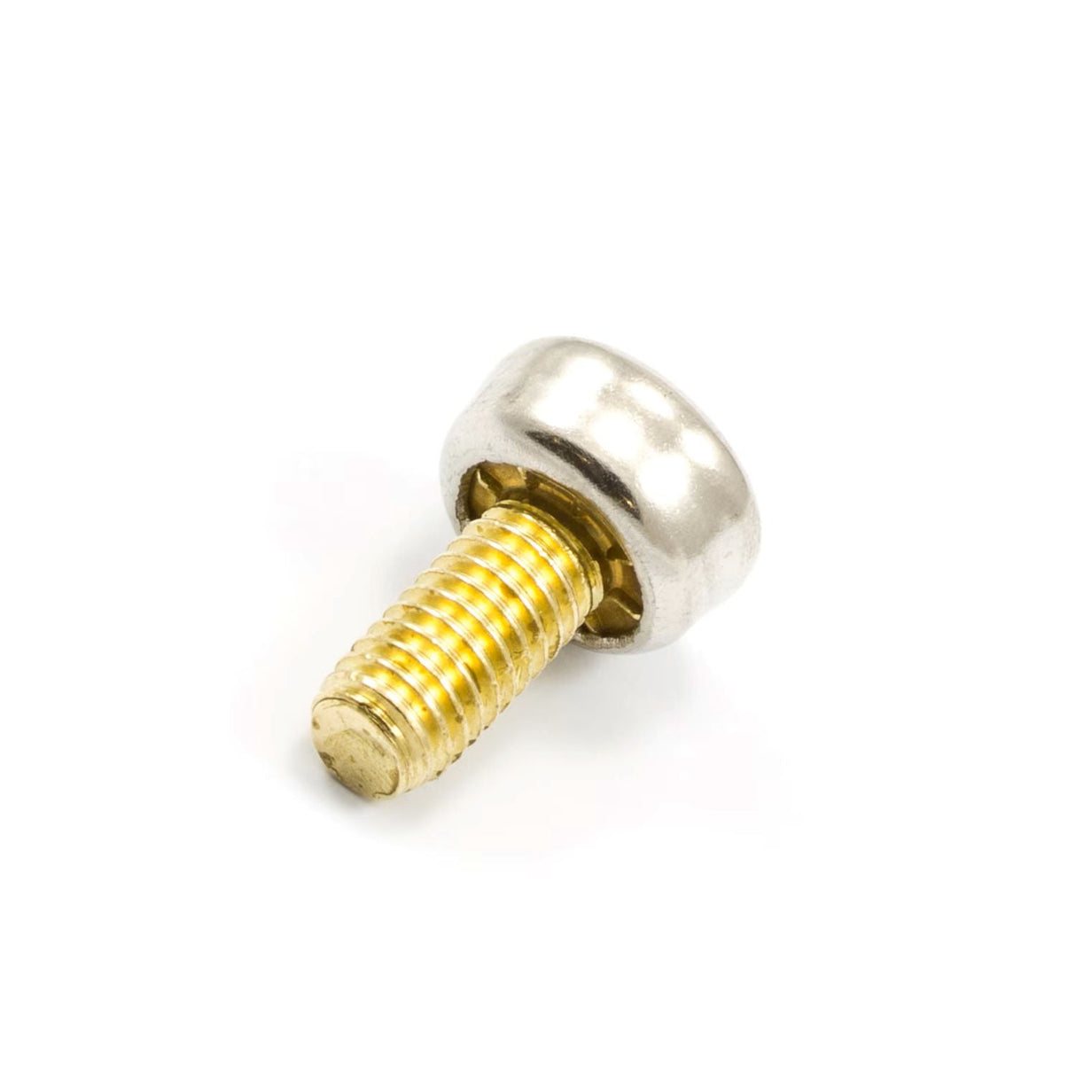 DOT Durable Screw Stud 93-XB-107084-1A Nickel-Plated Brass/Stainless Steel 3/8 inch 100 pack