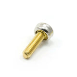 DOT Durable Screw Stud 93-XB-107087-1A Nickel-Plated Brass 5/8 inch 100 pack