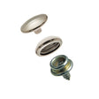 DOT Durable Snap Fastener Set - Cloth - to - Surface (Stainless Steel) 5/8 inch Screw Stud