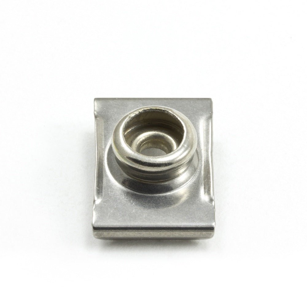 DOT Durable Windshield Clip 93-XX-10388-1A Nickel-Plated Brass Stud / Stainless Steel Clip 3/4 inch 100 pack