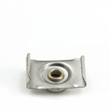 DOT Durable Windshield Clip 93-XX-10388-1A Nickel-Plated Brass Stud / Stainless Steel Clip 3/4 inch 100 pack