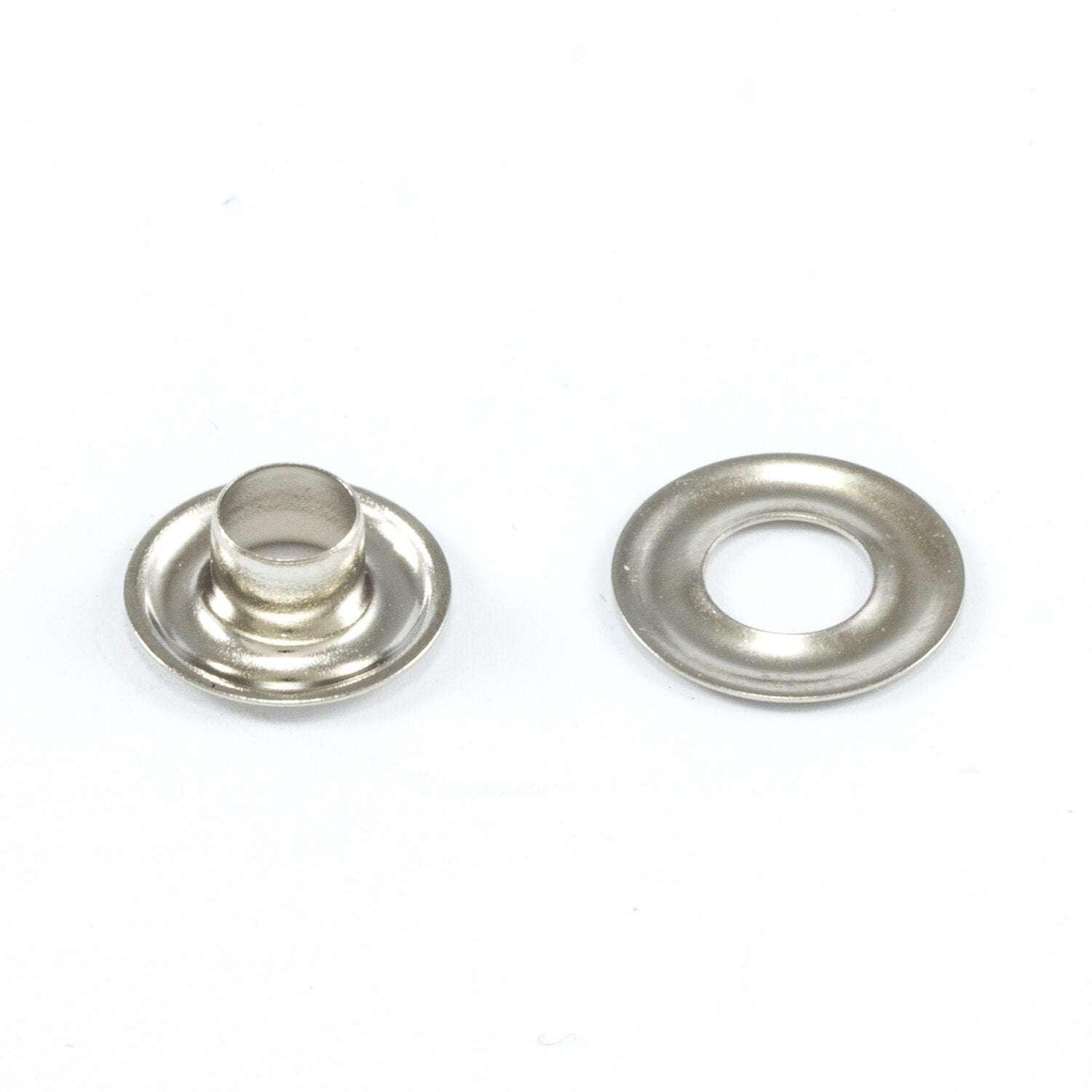 DOT Grommet with Plain Washer #00 (201070051831TXG) Nickel-Plated Brass 3/16 inch 1-gross