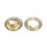 DOT Grommet with Tooth Washer #5 (20-007T550001TXG) Bright Brass 5/8 inch 1-gross