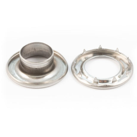 DOT Rolled Rim Grommet with Spur Washer #5 (20MNS77550001XG) Stainless Steel 5/8 inch 1-gross