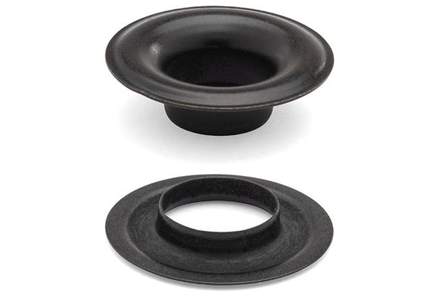 DOT Sheet Metal Grommet with Neck Washer #2 (20-007N201611XG) Government Black Brass 3/8 inch 1-gross