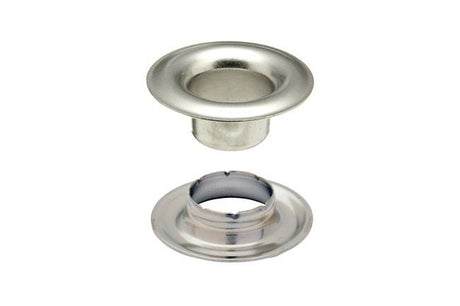 DOT Sheet Metal Grommet with Neck Washer #3 (20-007N351831XG) Nickel-Plated Brass 7/16 inch 1-gross