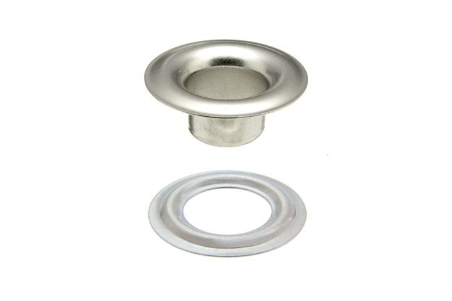 DOT Sheet Metal Grommet with Plain Washer #1 (20-0070151831XG) Nickel-Plated Brass 9/32 inch 1-gross