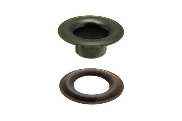 DOT Sheet Metal Grommet with Plain Washer #4 (20-0070401611XG) Government Black Brass 1/2 inch 1-gross