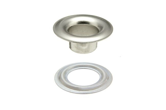 DOT Sheet Metal Grommet with Plain Washer #4 (20-0070451831XG) Nickel-Plated Brass 1/2 inch 1-gross