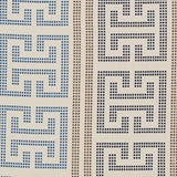 Duralee Vault Blue / Brown DU16350-108 Pavilion VII Bella-Dura Indoor/Outdoor Wovens Collection Upholstery Fabric