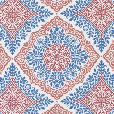 Duralee De42576 73-Red / Blue Whitmore Traditional Collection Indoor Upholstery Fabric