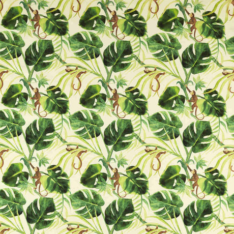 Clarke and Clarke Monkey Biz Nat F1671-01 Alfresco Collection Upholstery Fabric