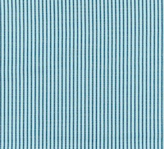 Scalamandre Tisbury Stripe Azure SC 000227109 Chatham Stripes and Plaids Collection Upholstery Fabric