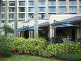 Fiberbuilt 10ft Cantilever Umbrella - Aluminum Trigger Lift Pole With Sunbrella Fabric