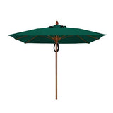 Fiberbuilt 10ft Square Augusta Umbrella With Sunbrella Fabric