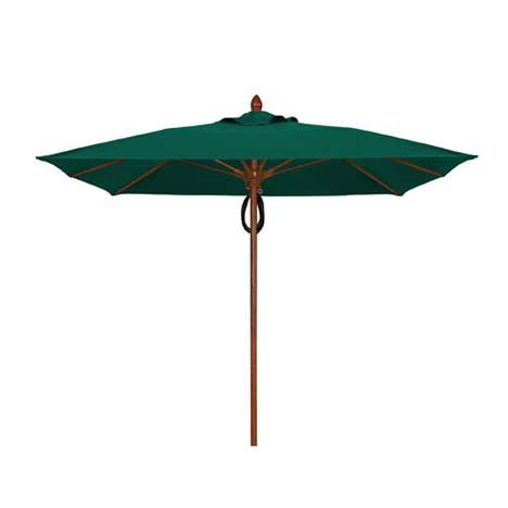Fiberbuilt 6ft Square Augusta Umbrella With Sunbrella Fabric