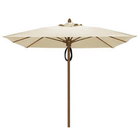 Fiberbuilt 6ft Square Oceana Umbrella With Sunbrella Fabric