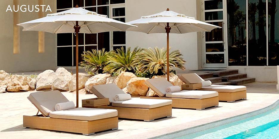 Fiberbuilt 9ft Octagon Augusta Umbrella With Sunbrella Fabric