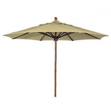 Fiberbuilt 9ft Octagon Bambusa Umbrella With Sunbrella Fabric
