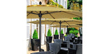 Fiberbuilt 9ft Octagon Riva Umbrella With Sunbrella Fabric