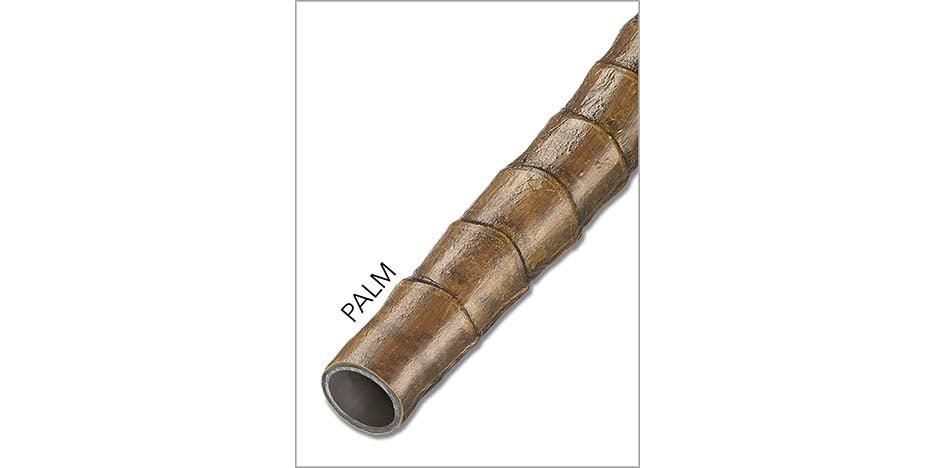Fiberbuilt 9ft Palm Umbrella - Bark Pulley & Pin with Sunbrella Fabric