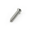 Flat Head Square Trim Wood Screw 6 x 3/4" x 4 Stainless Steel 302 100 Pack