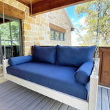 Full Size Porch Swing Bed Cushion Cover Bundle