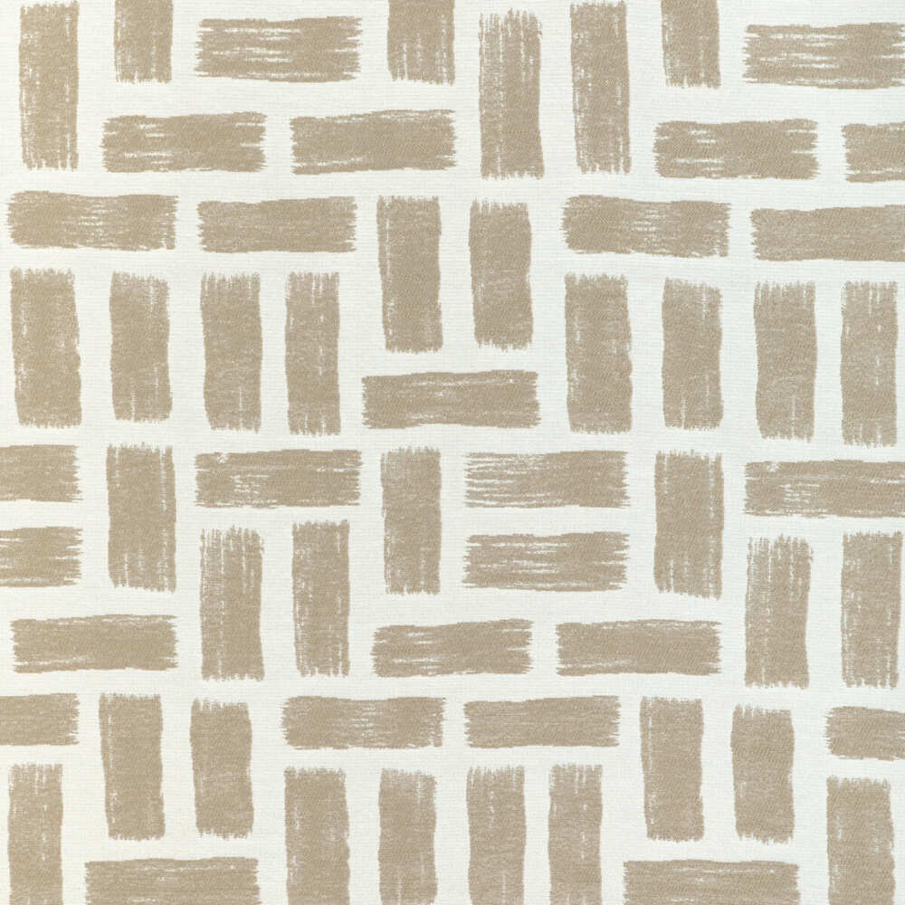 Kravet Design Brickwork Taupe 37055-106 Latitude Collection by Thom Filicia Upholstery Fabric