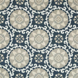 Kravet Sunbrella Exotic Suzani Indigo 31969 - 1516 Oceania Indoor Outdoor Collection Upholstery Fabric