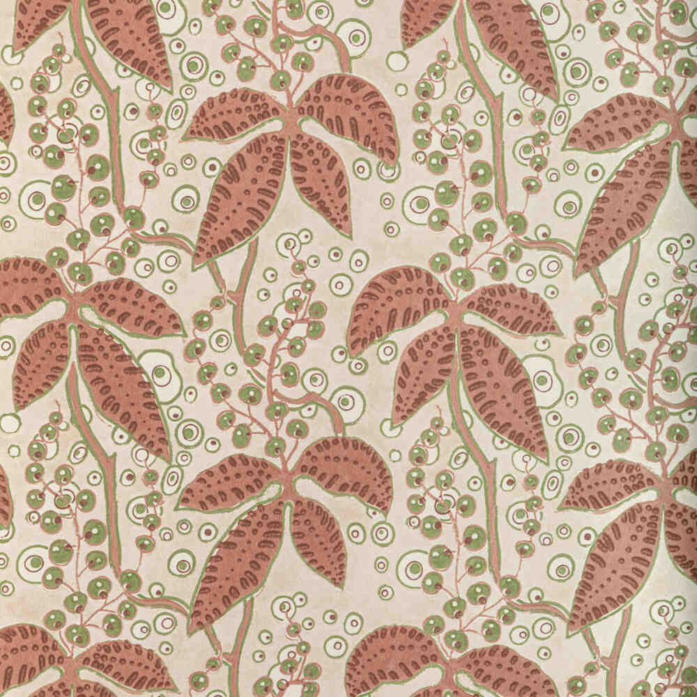 Lee Jofa Putnam Paper Brick / Green 2022105-324 Bunny Williams Arcadia Wallpaper Collection Wall Covering