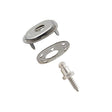 Lift - the - DOT Locking Fastener Set - Cloth - to - Surface (Nickel - Plated Brass)