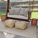 Crib Size Porch Swing Bed Cushion Cover Bundle