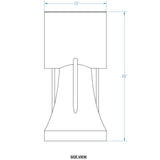 Moorea Indoor / Outdoor Curtain Hardware: 6 Foot Rod + 2 Brackets - Black