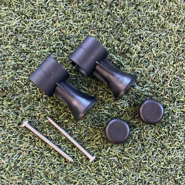 Moorea Indoor / Outdoor Curtain Hardware: 6 Foot Rod + 2 Brackets - Black