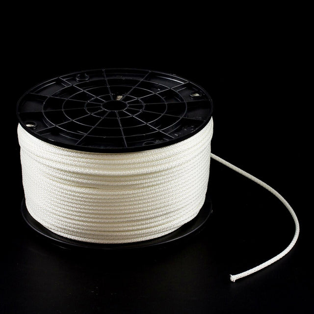 Neobraid Polyester Cord #4 - 1/8 inch x 500 feet White