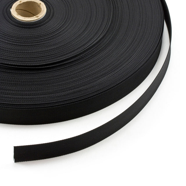 Nylon Webbing 1 Inch Black N0015CD (100 yards)