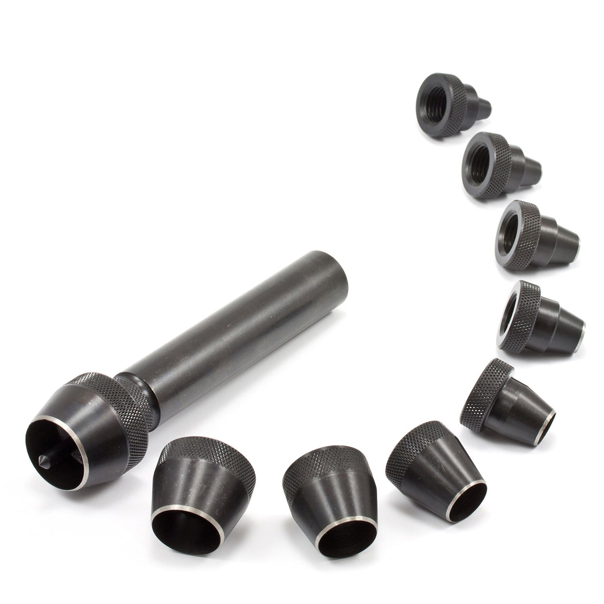 Osborne Self-Centering Punch Set with 9 Hole Cutting Dies #K156
