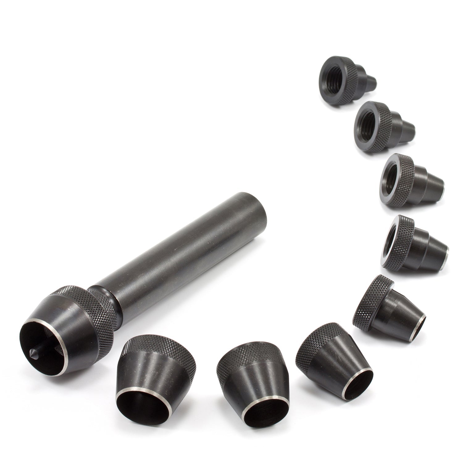 Osborne Self-Centering Punch Set with 9 Hole Cutting Dies #K156