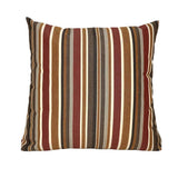 Outdoor Sunbrella RAIN Brannon Redwood Waterproof Fabric Throw Pillow