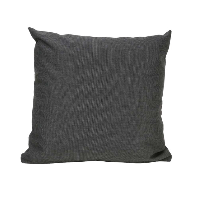 Outdoor Sunbrella RAIN Canvas Coal Waterproof Fabric Throw Pillow