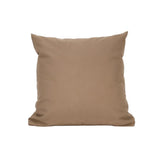 Outdoor Sunbrella RAIN Canvas Cocoa Waterproof Fabric Throw Pillow
