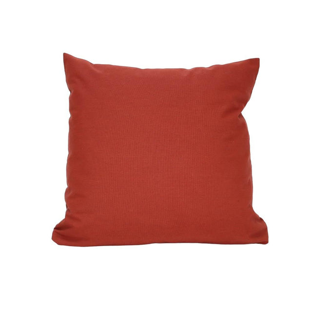 Outdoor Sunbrella RAIN Canvas Henna Waterproof Fabric Throw Pillow